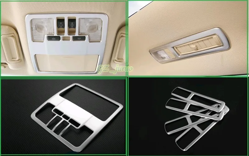 ABS матовая передняя + задсветильник лампа для чтения обшивка 5 шт. Toyota Highlander 2015