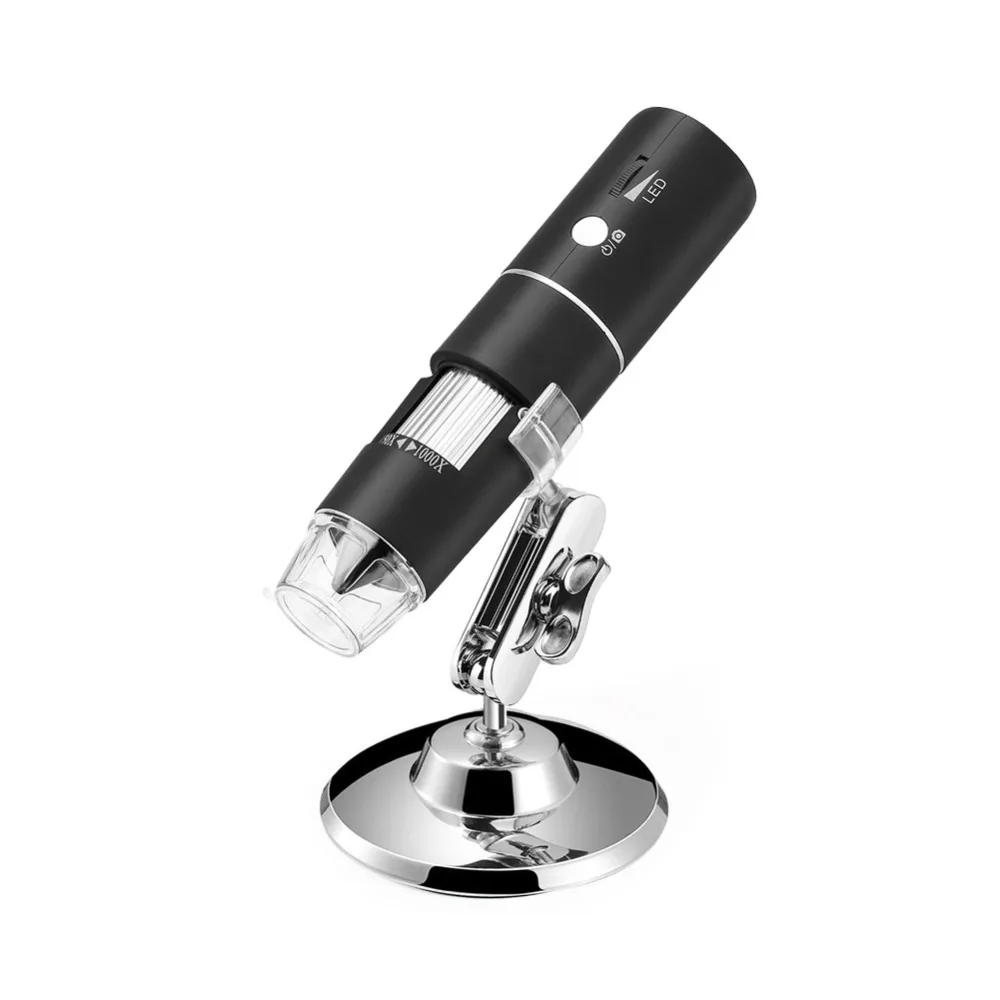 USB Digital Microscope 1000X 8 LED Light WIFI HD Pixel Microscopio movi Endoscope Magnifier Camera For Android iOS Phones iPad |