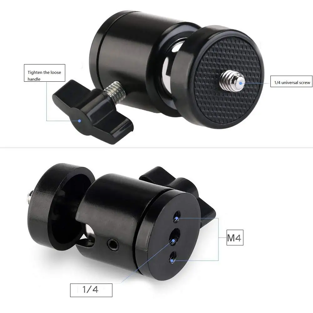 Мини штатив WINGRIDY с шаровой головкой для камер Canon Nikon Sony DSLR видеокамер DV мини со