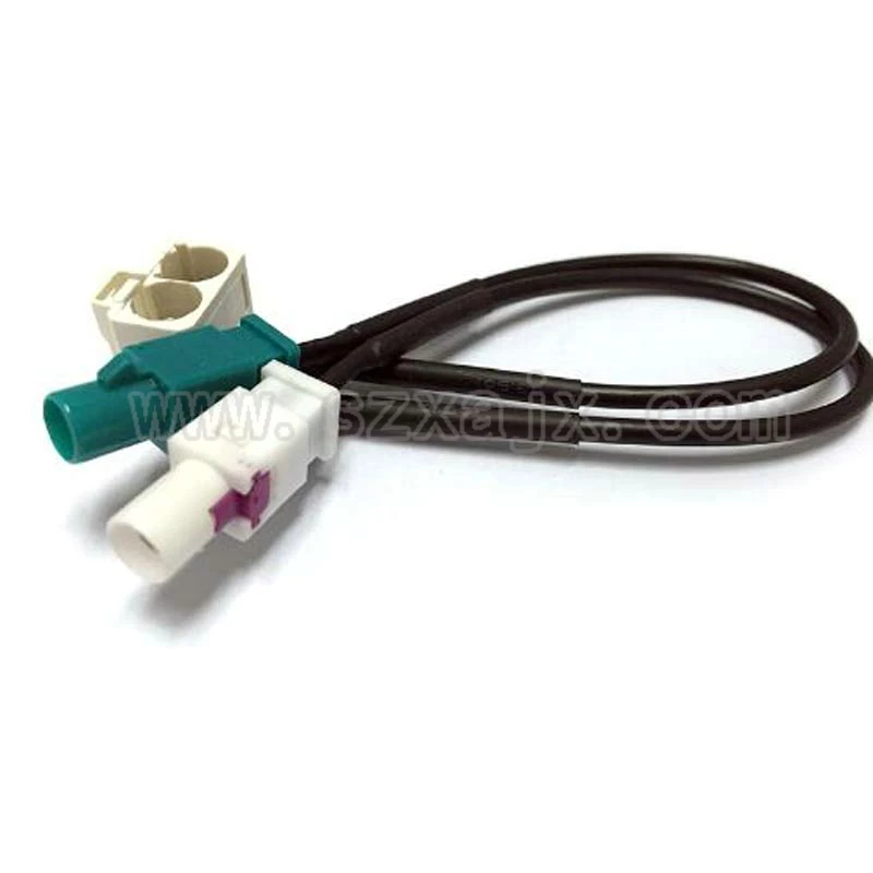 OEM для VW RNS510 RCD510 310 радио FAKRA антенный адаптер 2 в Конверсионный кабель Jetta Golf MK5 mk6