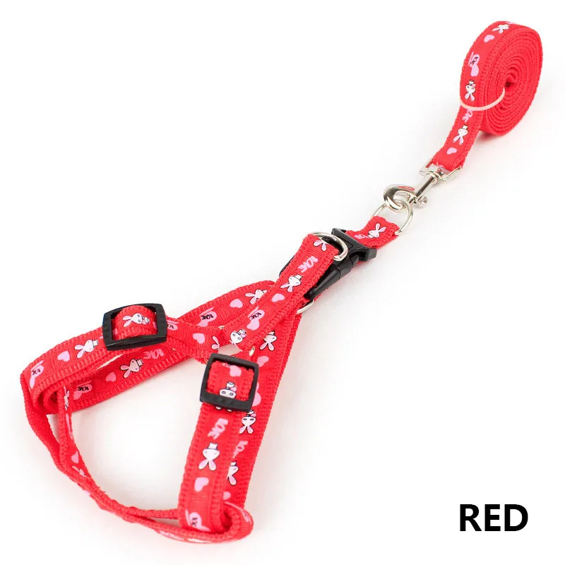 Red Поводок для собак ошейник для домашних животных для больших и маленьких собак товары для домашних животных поводки для домашних животных аксессуары для собак поводок для собак - Цвет: Red