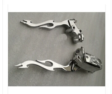 Пламя " Руль сцепные рычаги резервуар для Suzuki бульвар C50 Volusia 800 C90 M109R C109 Marauder 800 M50 охранной сигнализации