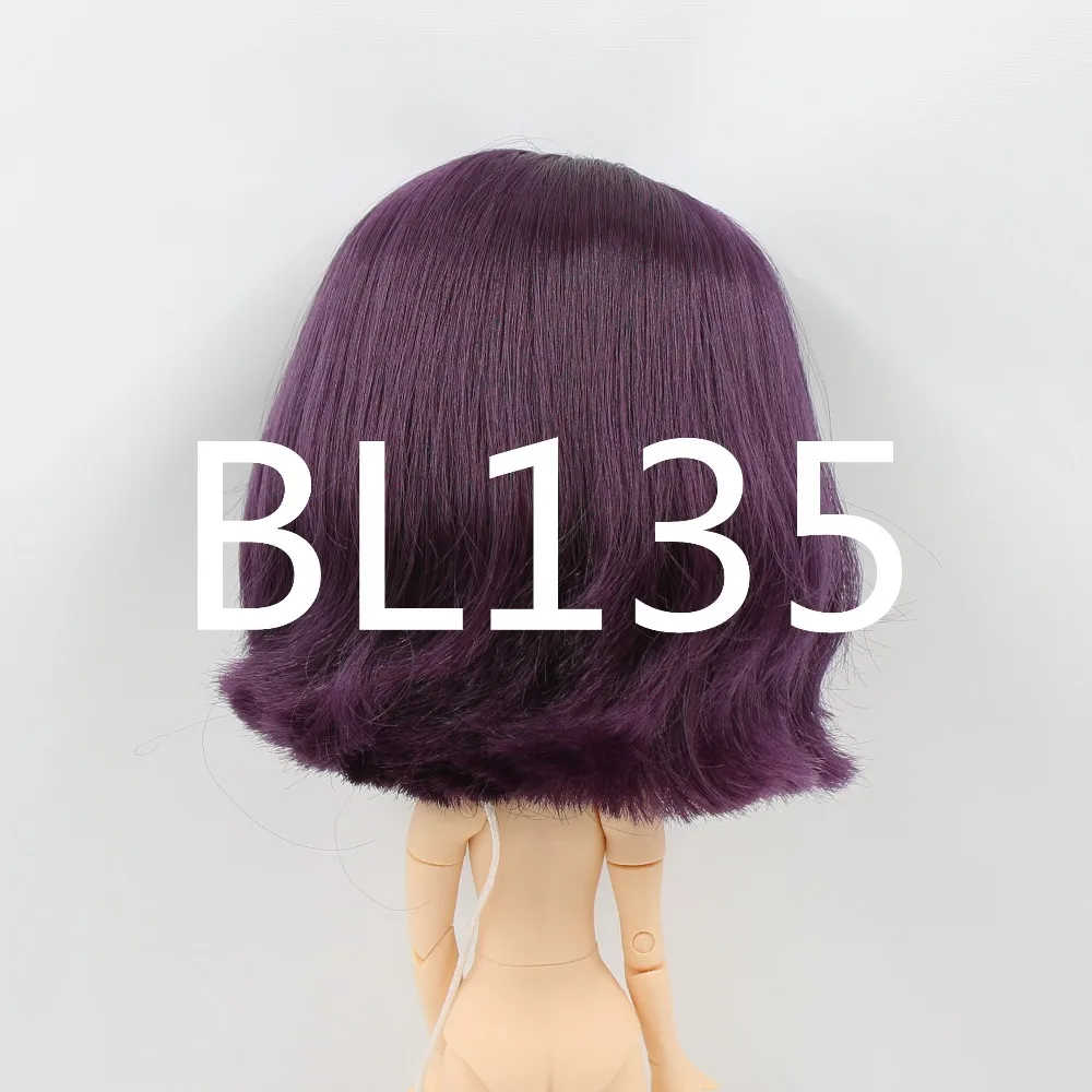 Blyth кукла ледяной rbl головы купол парик короткие волосы для DIY пользовательские куклы аксессуар
