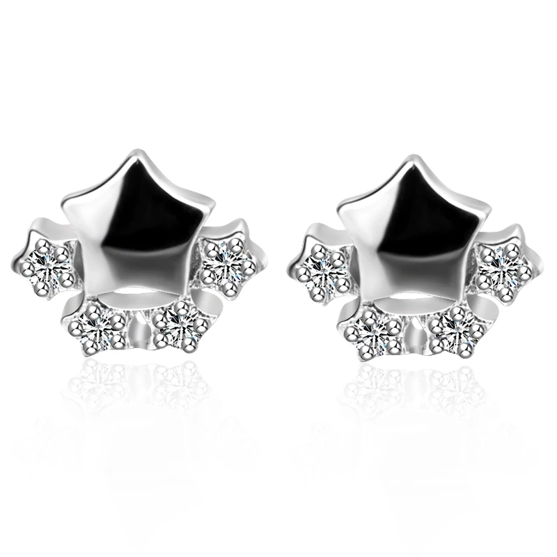 Оптовая продажа серьги ювелирные изделия из стерлингового серебра циркониевые