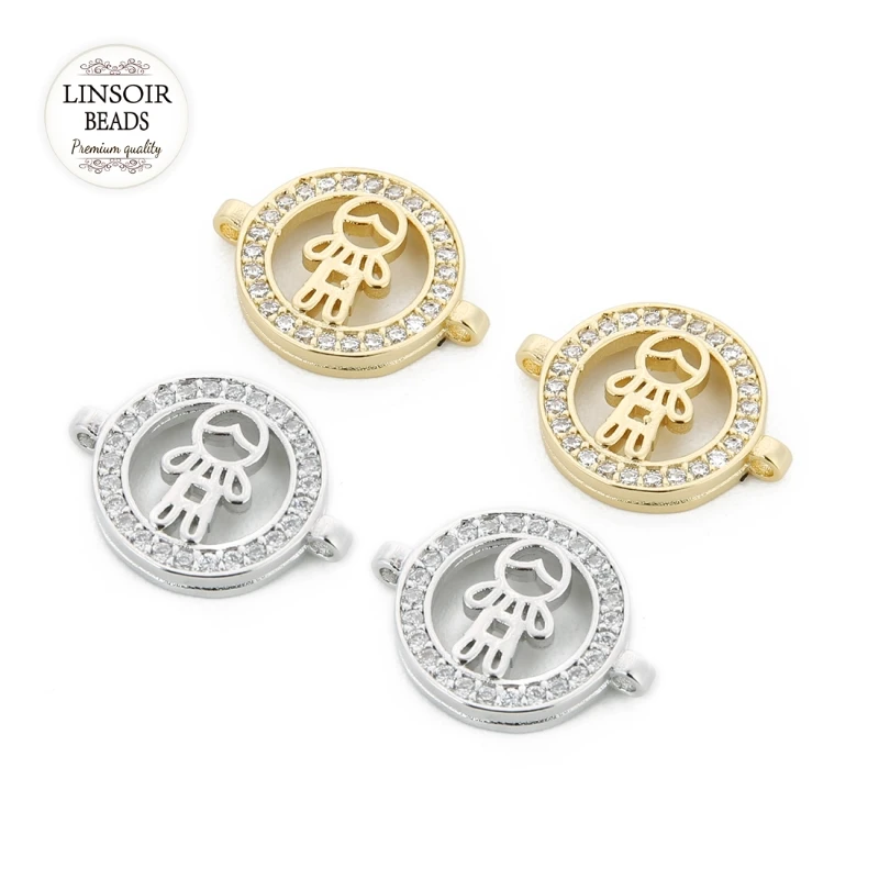 

Новые DIY ювелирные принадлежности 2 шт./лот мальчик Подвески Разъем аксессуары для браслетов ожерелье серьги ювелирные изделия