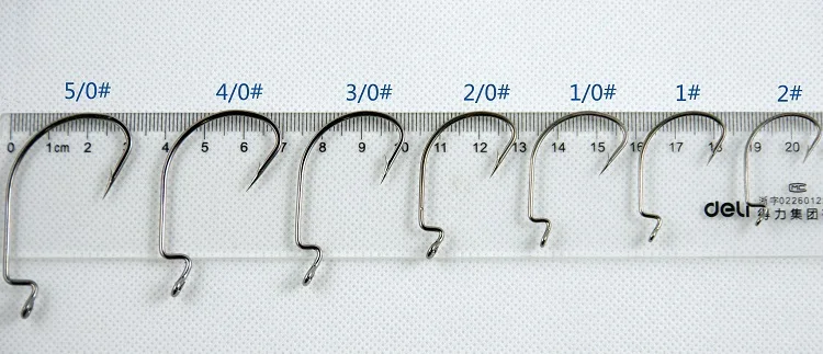 Бесплатная доставка Офсетные Крючки с бородкой Bluewave 6 #4 #2 #1 #1/0 #2/0 #3/0 #4/0 # размеры 50