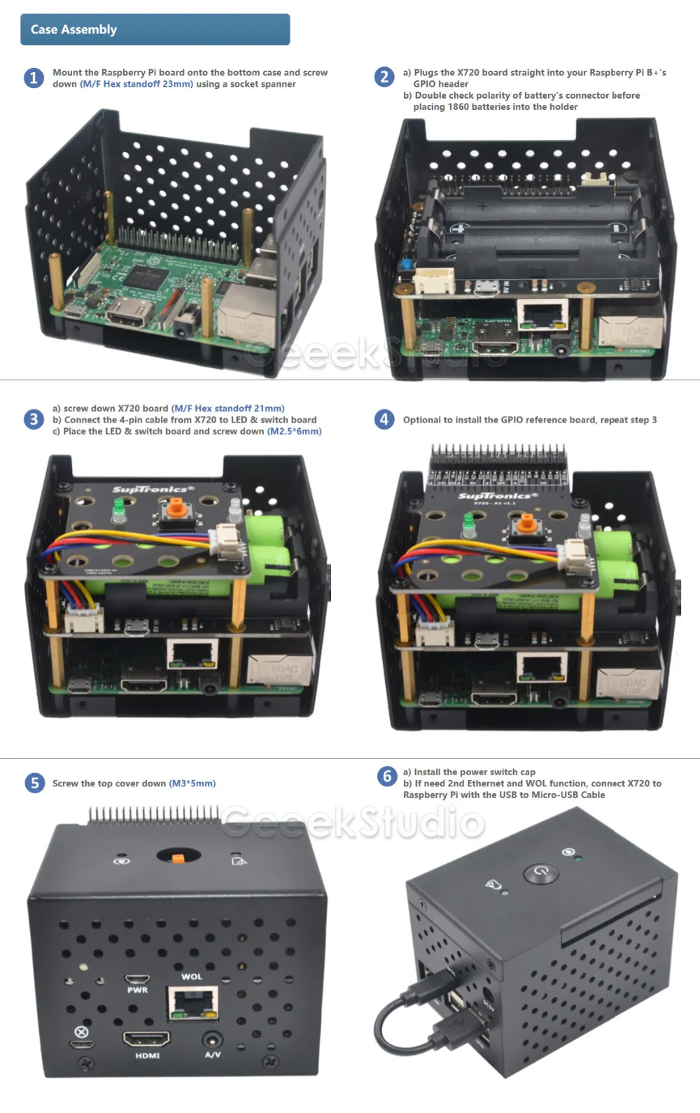 Raspberry Pi X720 UPS управления питанием шапка(18650 мощность)+ безопасное выключение+ подключение к локальной сети плата расширения для Raspberry Pi 3 B+/3B