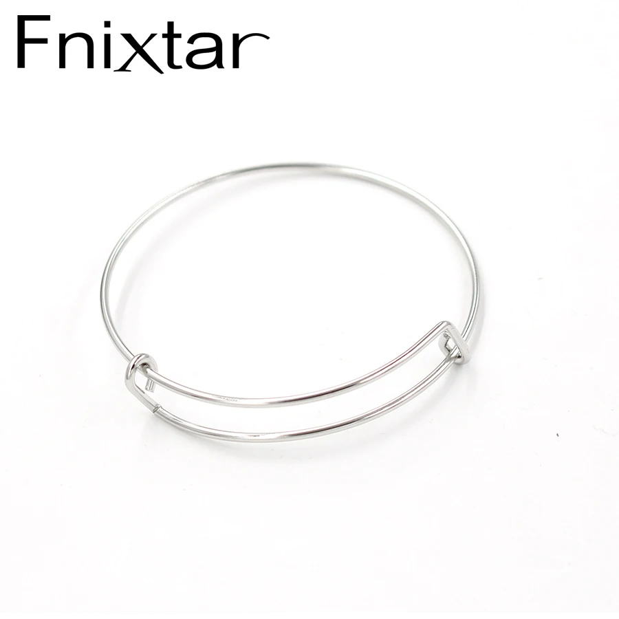 Fnixar 1 6 мм проволока из нержавеющей стали Расширяемый Браслет База Регулируемый