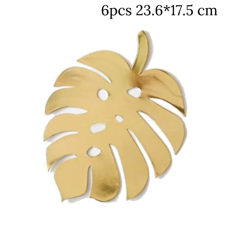 6pcs leaf 1 шт. 30 см DIY Искусственные бумажные цветы свадебное украшение фон С Днем Рождения Бумажные поделки DIY материалы для мероприятий - Цвет: 6pcs leaf