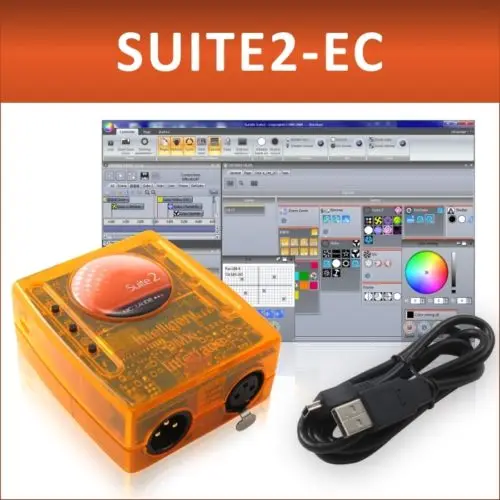 DMX контроллер Sunlite Люкс 2 FC+ USB интерфейс освещения для движущейся головы Светильник Освещение сцены - Цвет: Orange