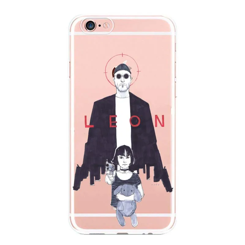 Мода Мультфильм профессиональный убийца Leon и Матильда чехол для iPhone 6 Чехол S Plus 5