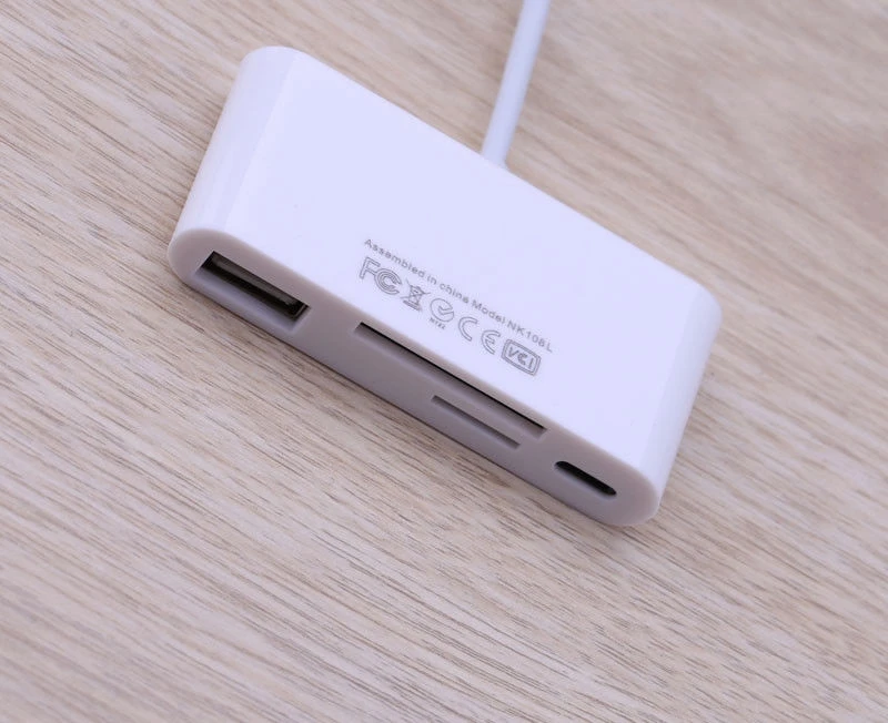 4в1 OTG кард-ридер iOS Телефон SD TF карта памяти ПИСАТЕЛЬ USB камера подключение комплект адаптер для iPhone 11 Pro XS MAX XR 6 7 8 iPad