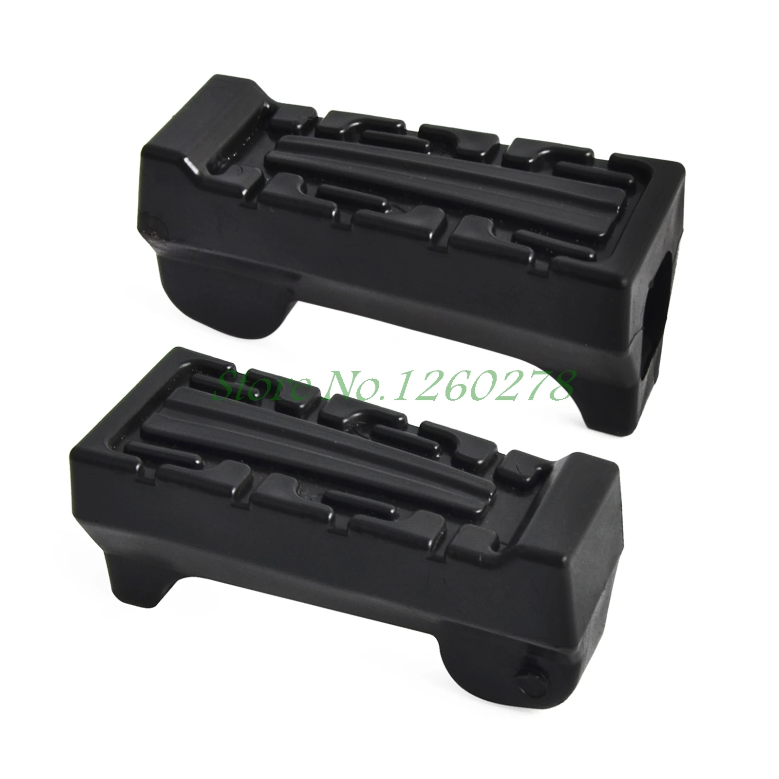 

One Pair Front Footrest Foot Pegs Rubbers For Yamaha YBR125 YBR 125 all years