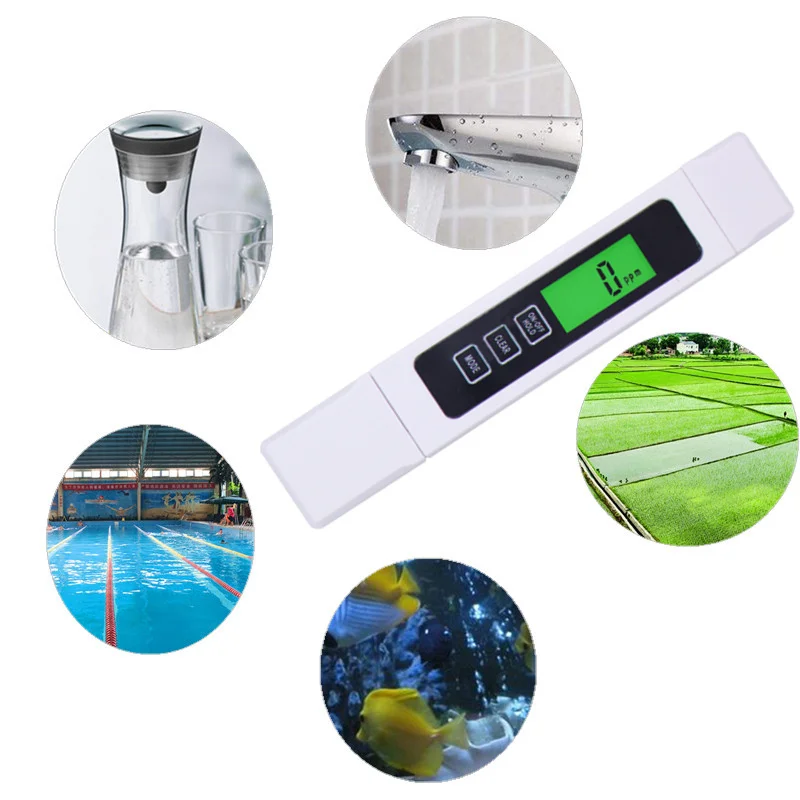 

3 In 1 TDS EC Temperature Tester Meter pen Conductivity Water Quality Measurement TDS&EC Meter 40% off