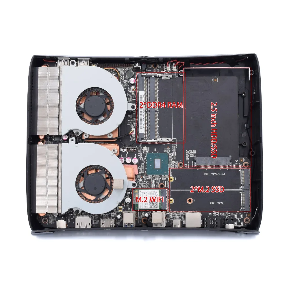 Core i7 6700HQ Мощный мини ПК Windows 10 с Nvidia GeForce GTX 960M выделенная карта 4K выход игровой компьютер четырехъядерный NUC
