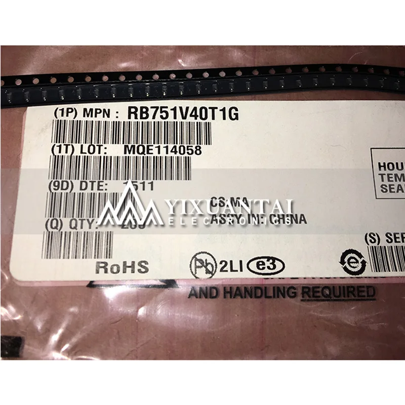 

100PCS/LOT New Original RB751V40T1G RB751V40 5E SOD-323