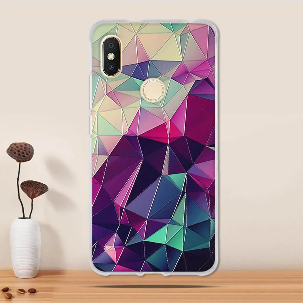 Чехол для Xiaomi Redmi S2 силиконовый мягкий чехол из ТПУ объемный телефона Y2