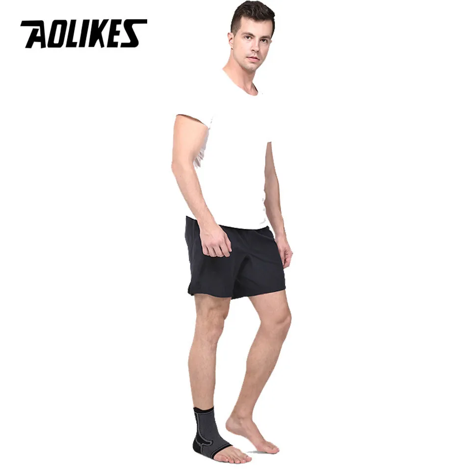 AOLIKES 1PCS Sports Safety Ankle Support Elastic Brace Guard basketball football Protection | Спорт и развлечения