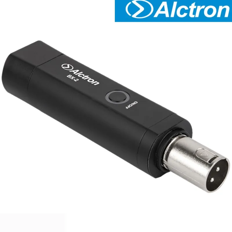 Alctron BX-2 портативный беспроводной преобразователь Bluetooth XLR интерфейс аудио приемник изменение кабельного устройства в беспроводное устройство BX2