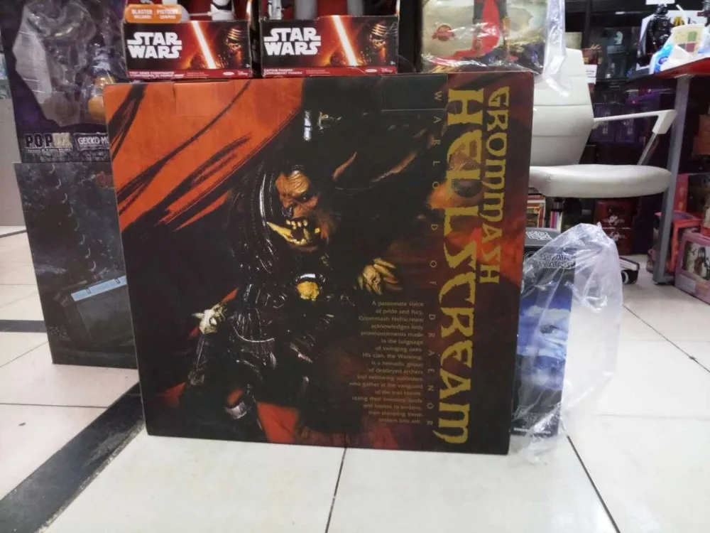 

MODEL FANS in-stock wow 50cm Grom Hellscream gk resin made figure toy for Collection
