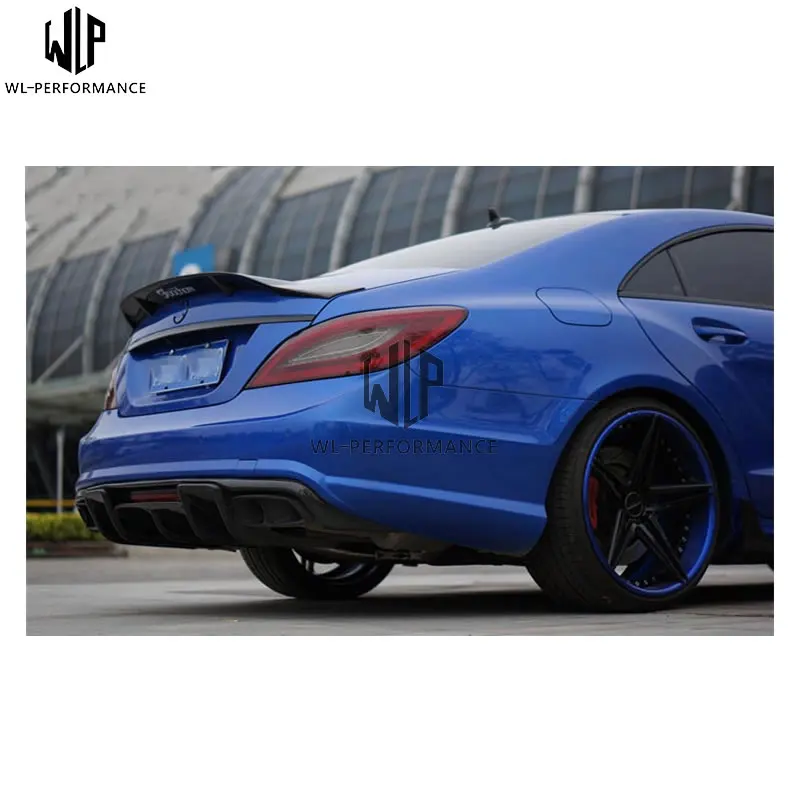 CLS карбоновый задний спойлер багажник крыло автомобиля Комплект кузова для Mercedes