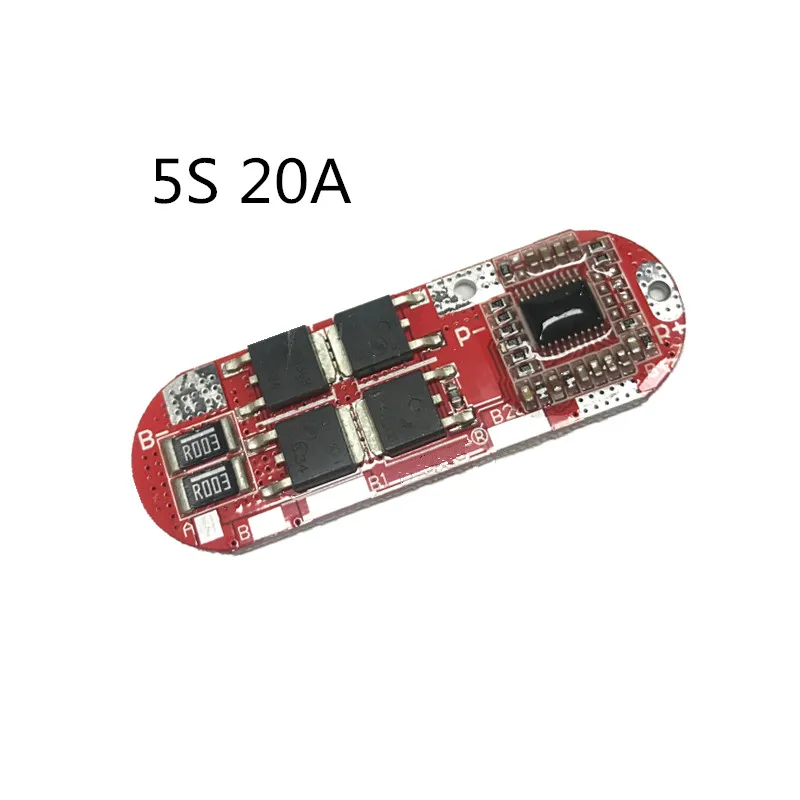 Плата BMS 3S 20A/4S/20A/5S/защитная плата литиевой батареи|Аксессуары для батарей| |