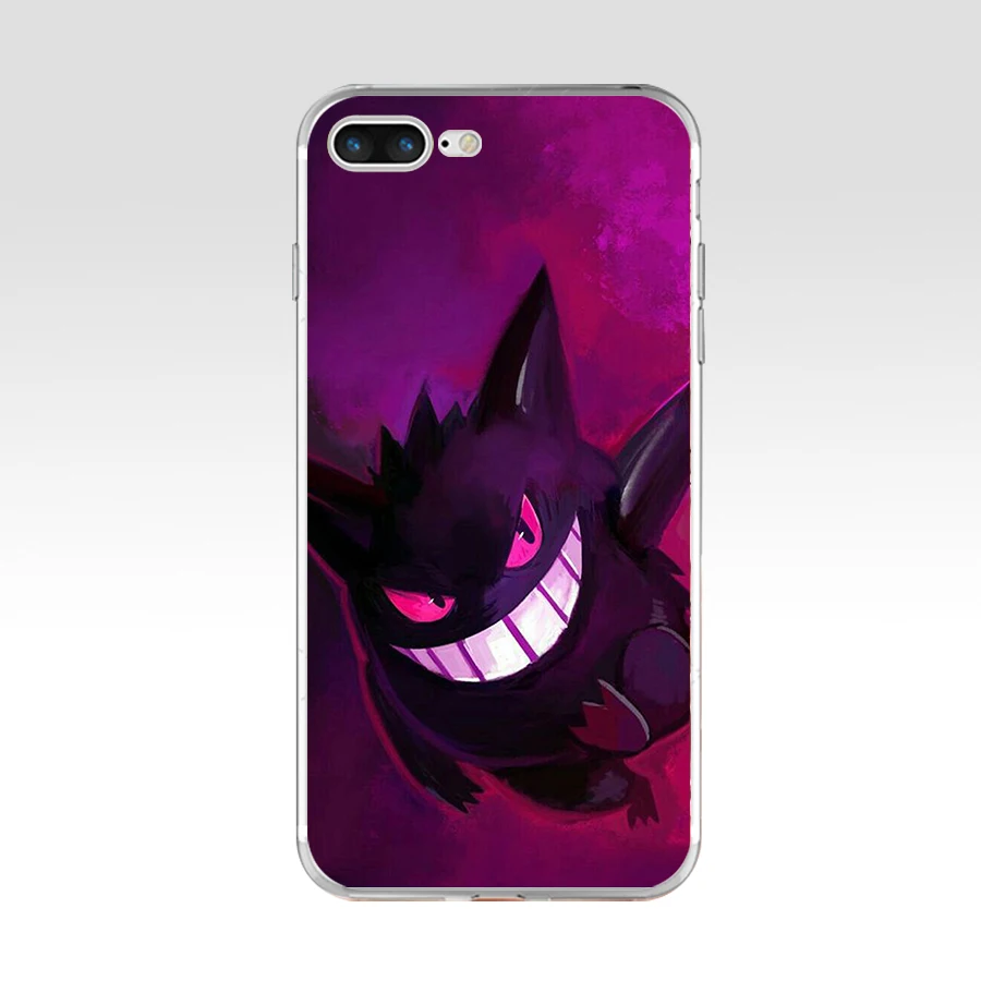 13 Мягкий силиконовый чехол Pokemons Go Gengar Sinister из ТПУ для Apple iPhone5 5S se 6 6s 7 8 plus x xr xs max coque - Цвет: 13