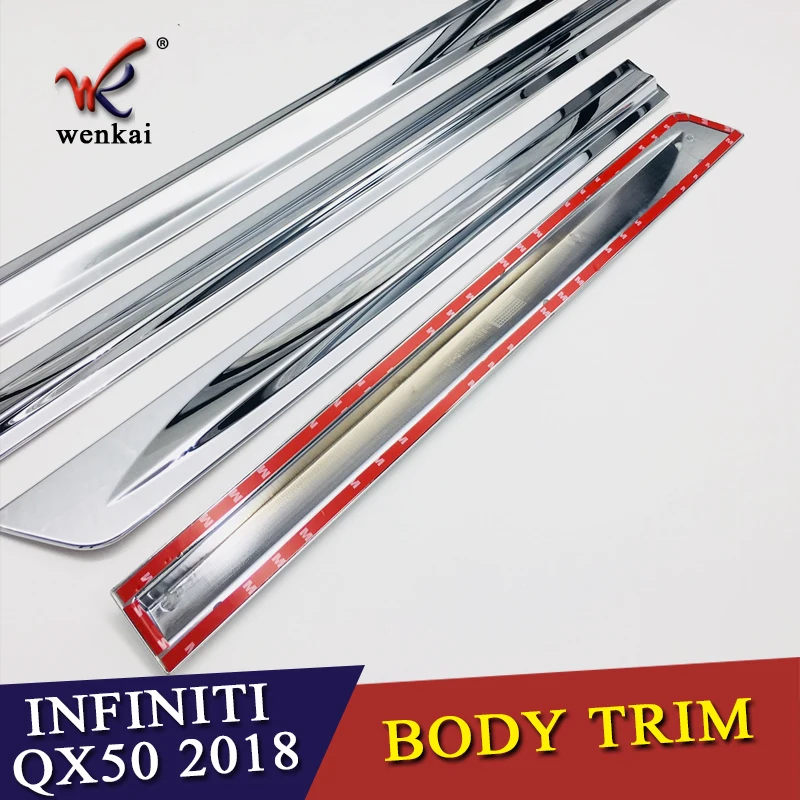 Декоративная накладка для Infiniti QX50 2018 декоративная на дверь Боковое покрытие