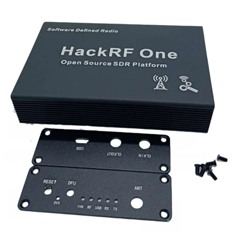 

Nvarcher Aluminum Enclosure Black Cover Case Shell USB Common Use For HackRF One