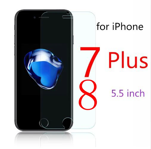 Чехол с пленкой из закаленного стекла, протектор экрана для apple iphone 8 X Xs Max XR 7 4 4S 5 5S 5c SE 6 6s 6 plus, безопасный, Небьющийся - Цвет: For iphone 7 8 Plus