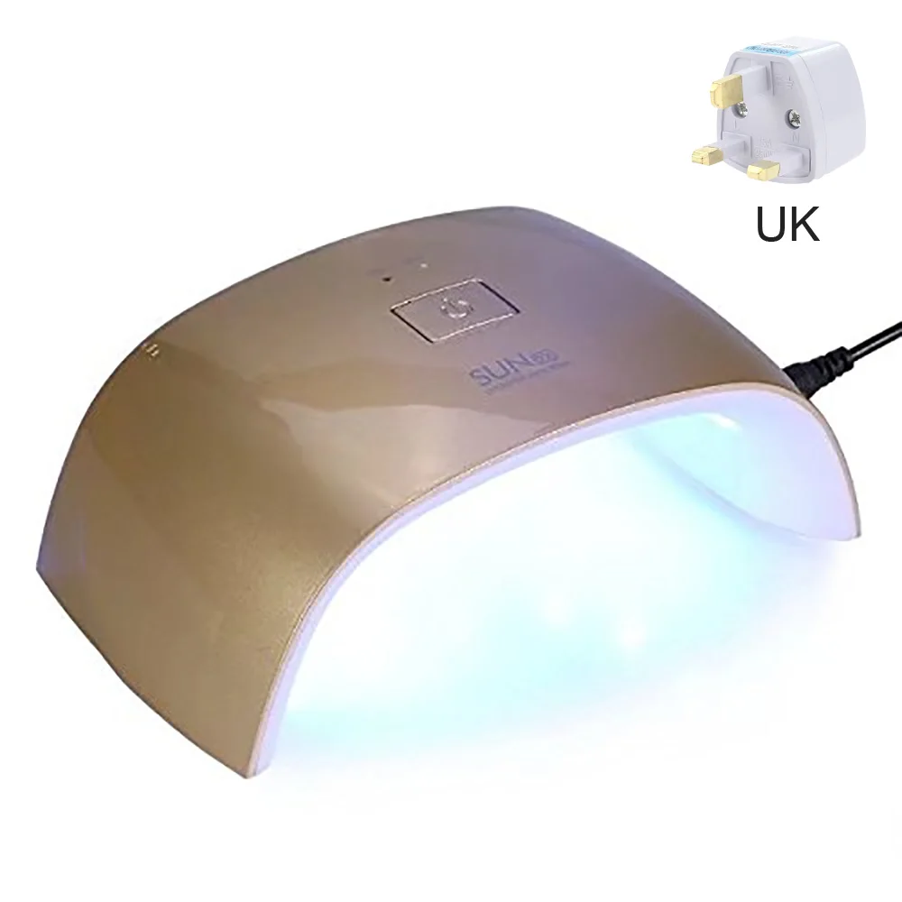 Brown UK SUN 9X лампа для ногтей УФ светодиодный светильник для маникюра Max18W UF лампы профессиональная Сушилка для ногтей гель лак Lampara 9 светодиодный s - Цвет: Brown UK