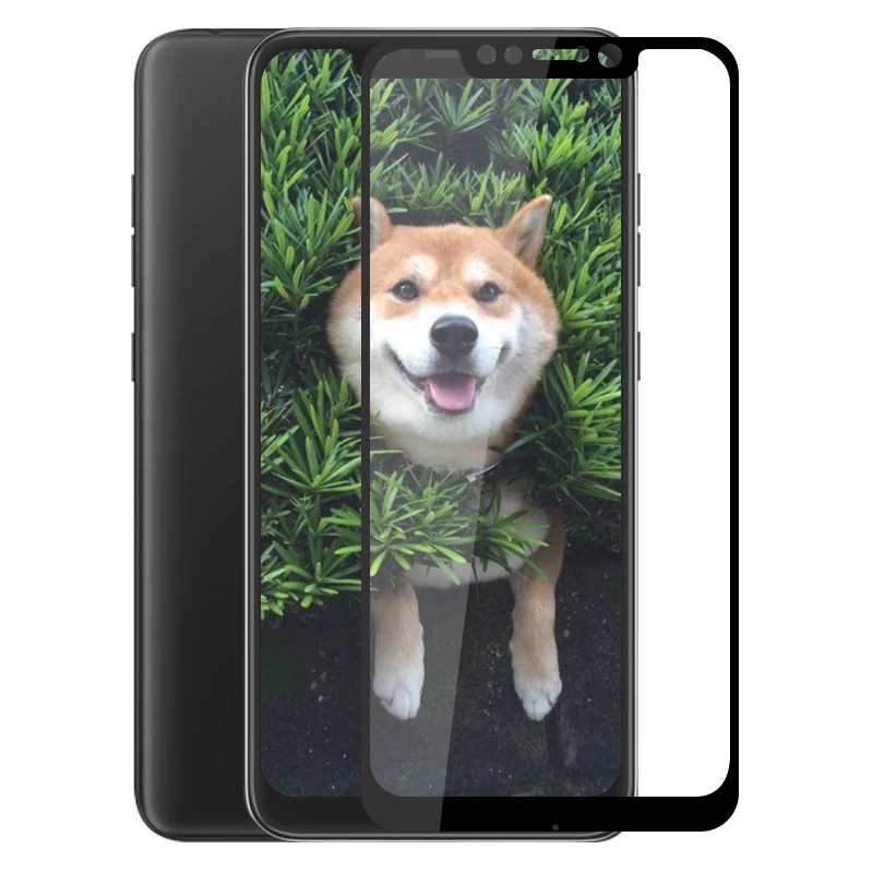 Взрывозащищенная закаленная Стекло для Xiaomi Pocophone F1 жесткая защита пленка полный