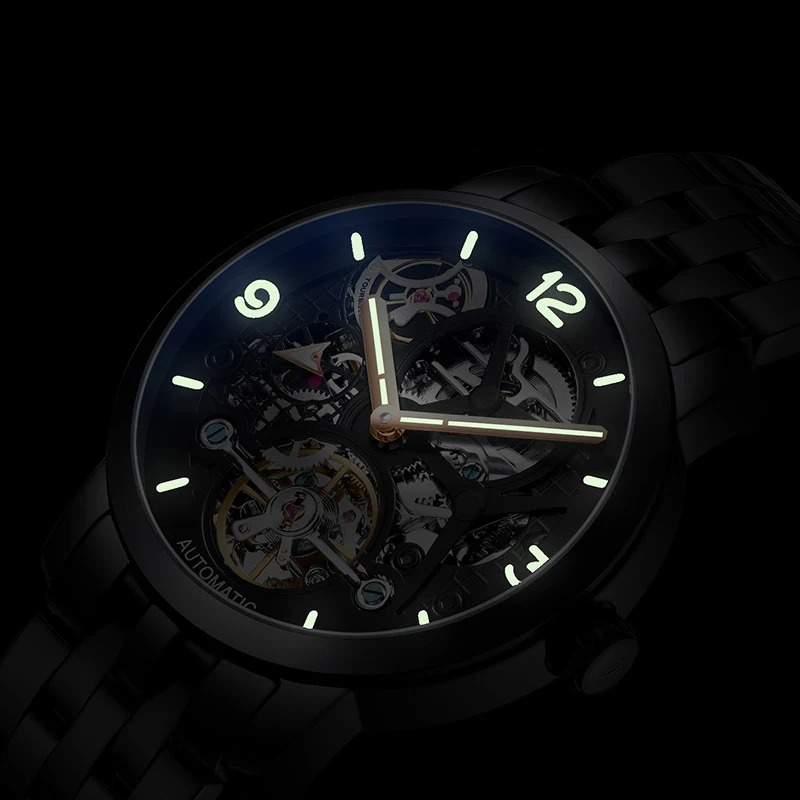 AILANG time Роскошные Брендовые Часы Лучшие Автоматические механические часы мужские