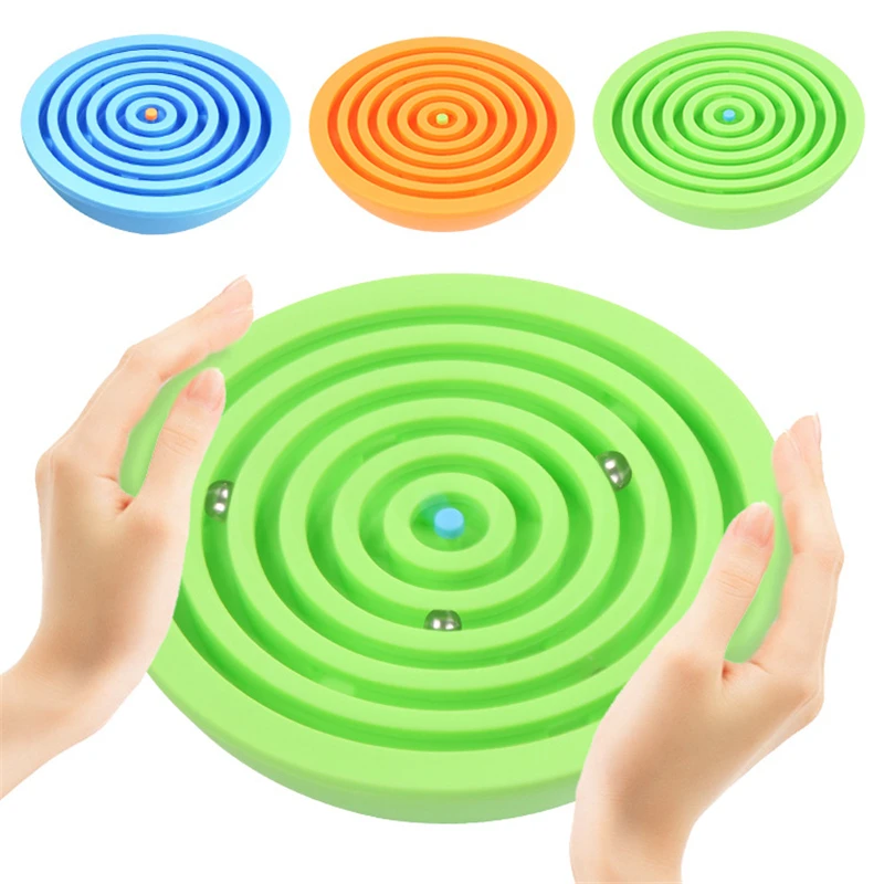 Новинка 3D головоломка кубик трек лабиринт Обучающие игрушки балансировка вызов 3