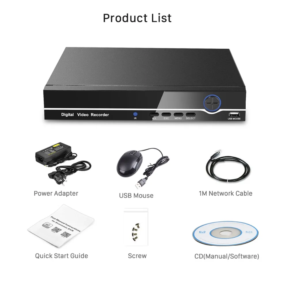 H.265 H.264 4CH 8CH CCTV NVR PoE 48 в 4*5 Мп/8*4 Мп, для наблюдения, безопасности, видео Регистраторы ONVIF IP Камера обнаружения движения PoE NVR P2P