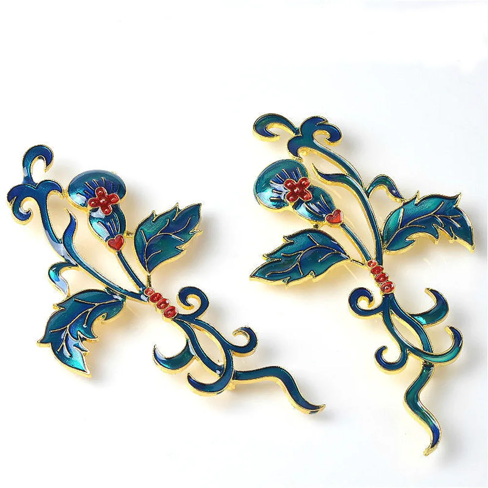 2 шт./лот Перегородчатые золотые стразы пуговицы сделай сам декоративная вышивка