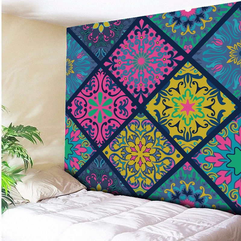 

Indian Mandala Tapestry Wall Hanging Boho Printed Beach Throw Towel Yoga Mat Table Cloth Bedding Hippie Tapisserie Murale Picnic