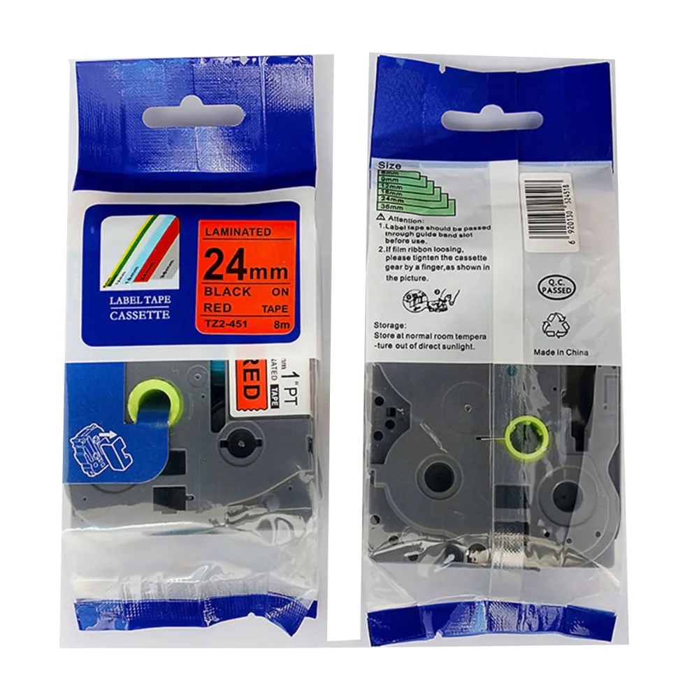 P touch 6PK совместимая лента для маркировки brother tze 24 мм 251 tze651 tze151 tze751 tze-451 tz-551 P-touch |
