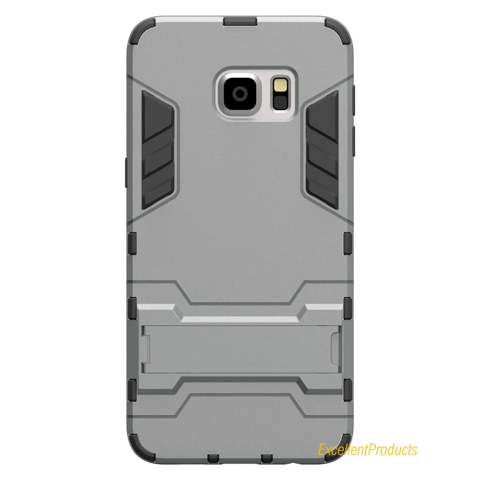 Гибридный ТПУ + PC Железный человек бронезащитный экран чехол для Samsung S6 Edge PLUS