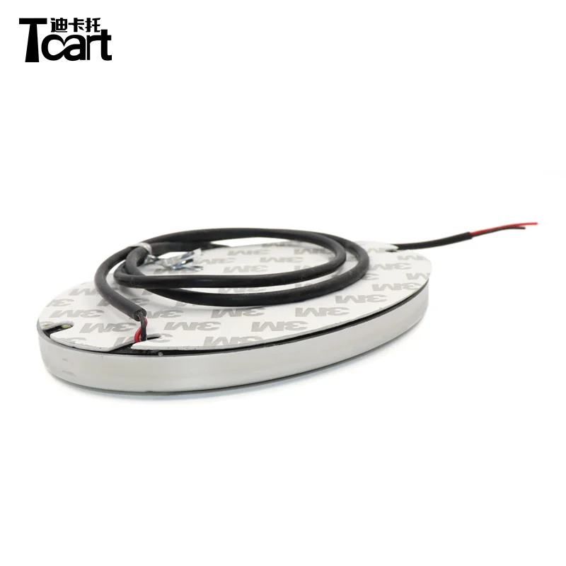 Tcart светодиодный 4D автомобильный светильник 10 5 см x 6 8 лампа с логотипом