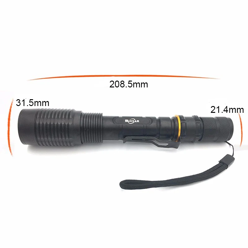 Дропшиппинг светодиодный Фокусируемый фонарь мигающая лампа T6 8000лм фонарик 5