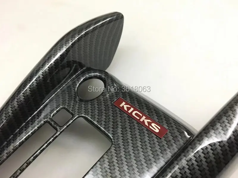 Для Nissan Kicks коробка переключения передач держатель панель Крышка отделка каркас с отделкой ABS хромированные наклейки автомобиль-Стайлинг Аксессуары