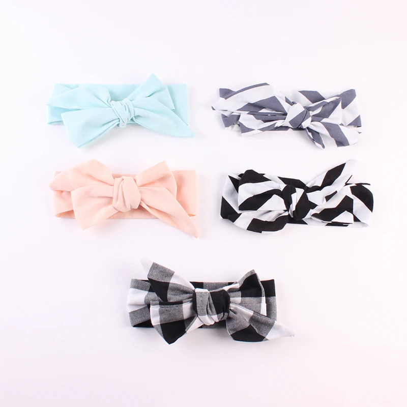 Children Infant Girl Hair Band Stripe Bow Ribon Ring Circle Branch Hairband Baby Handband Headwear Hairwear Accessory | Детская одежда