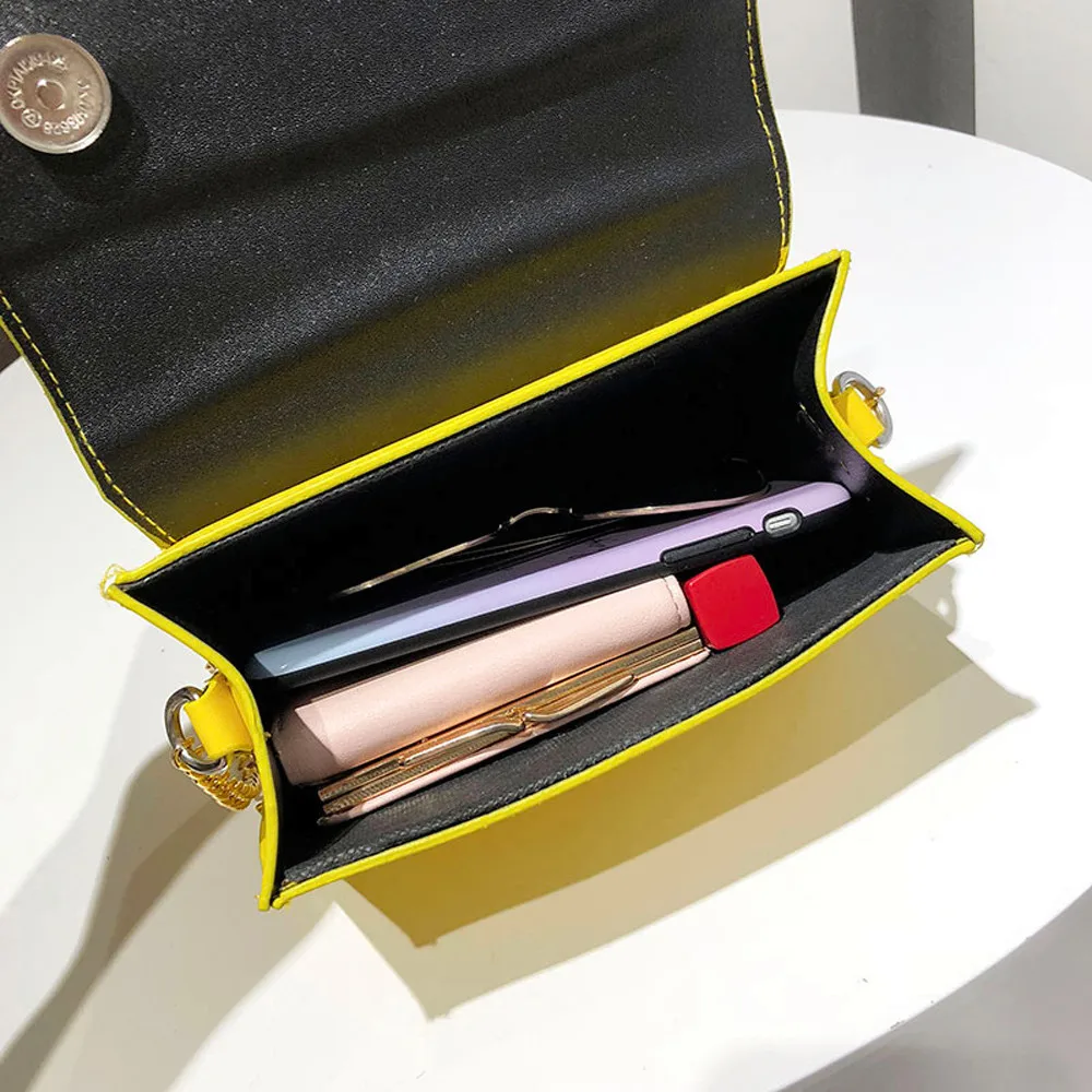 2019 Модные женские кожаные однотонные сумки через плечо для телефона высокого