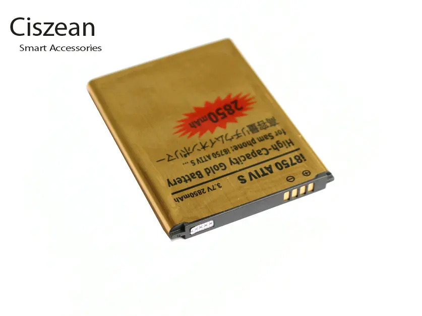 1x2850 мАч EB L1M1NLU Gold Li Ion Сменный аккумулятор для Samsung Galaxy ATIV S i8750 i8370 i8790 батарея|battery for