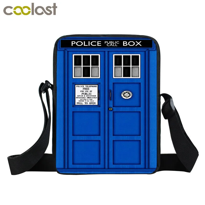 Сумка-мессенджер Doctor Who для женщин и мужчин, повседневная дорожная сумка для детей, мини-сумки на плечо Dr Who, детские школьные сумки через плечо - Цвет: XKB SMBS01