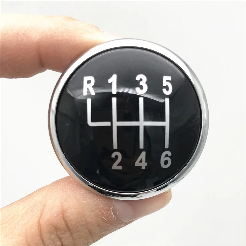 Black Silver 6 Speed Для VW Golf 3 4 IV Jetta MK3 MK4 GTI MK4 Bora LUPO POLO CADDY SEAT IBIZA CORDOBA INCA ручка переключения передач крышка бейдж чехол - Название цвета: Black Silver 6 Speed