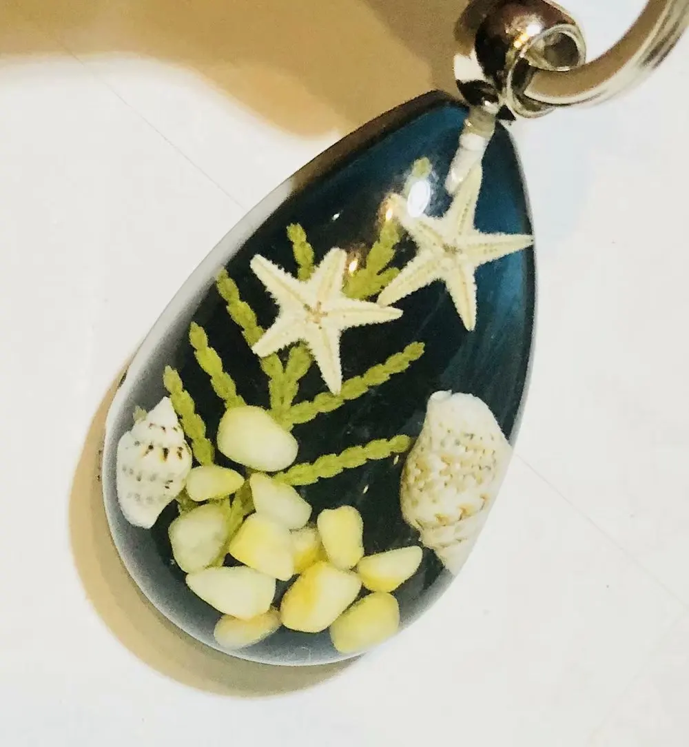 

Fashion Jewelry YQTDMY new size 12 pcs Charming Cute Starfish Keychain Magic Color Novel Souvenirs Gift