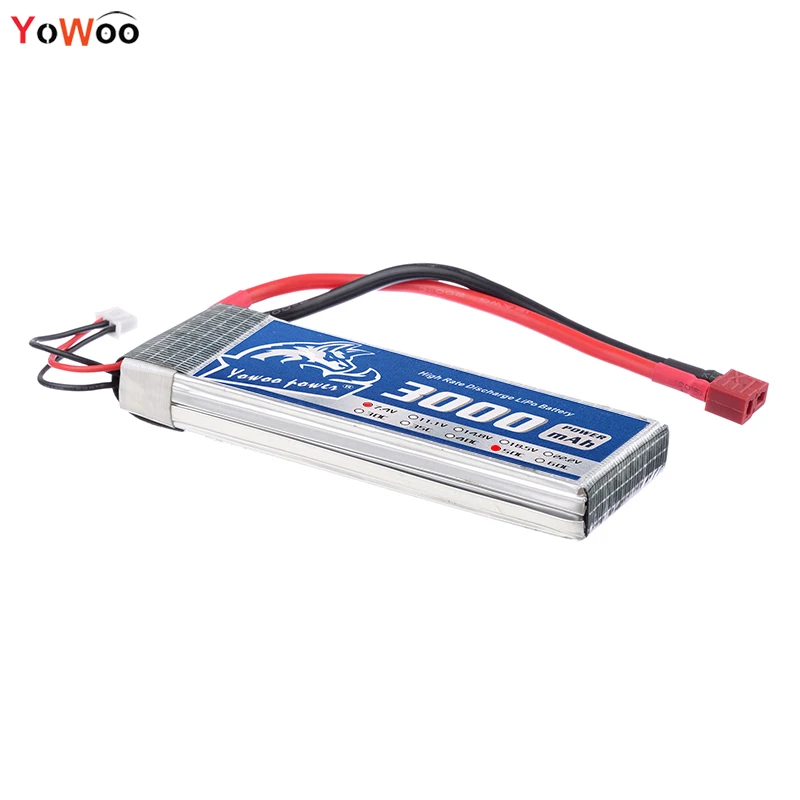 Аккумулятор Lipo 2s ~ 6s 3000 мАч 7 4 v 11 1 14 8 18 5 22 2 50C MAX 100C ремешок для автомобиля лодки