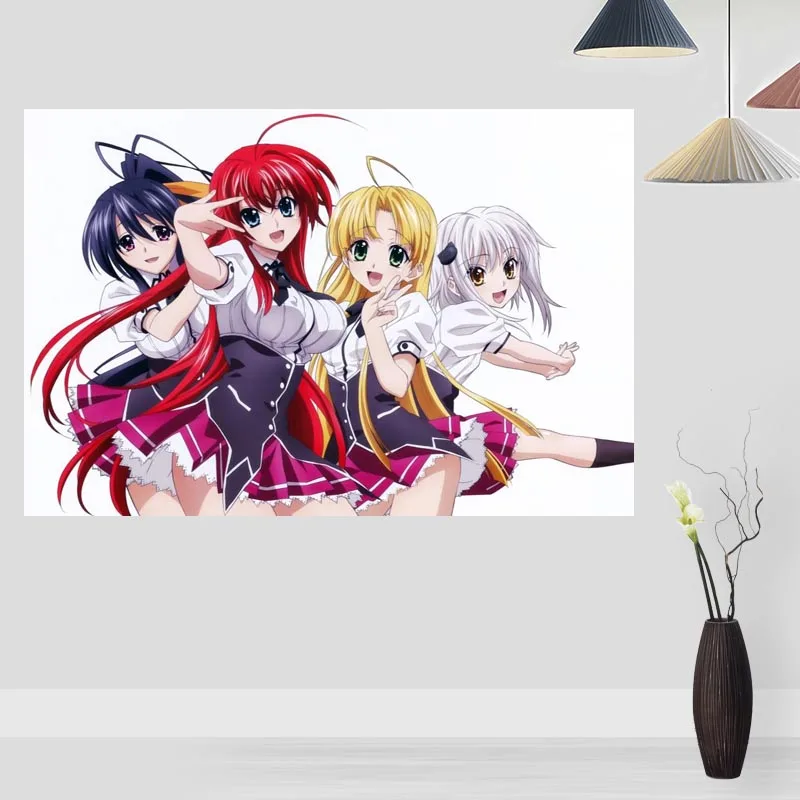 Современная картина Постер DxD для старшей школы картины гостиной настенное